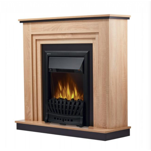 Каминокомплект: Очаг Electrolux Классик EFP/P-1020LS, портал Градо Классик дуб сонома